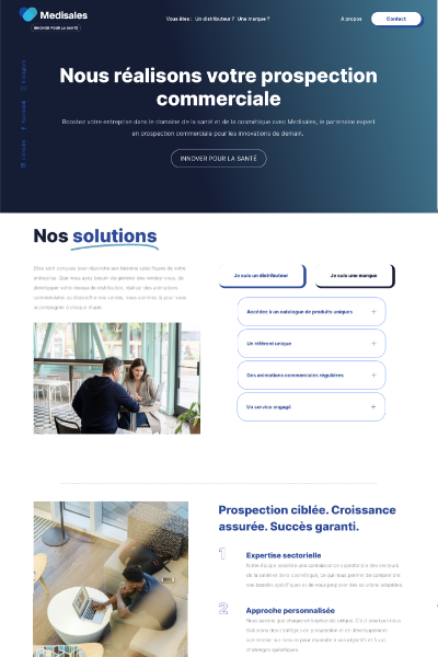 Nous accompagnons les entreprises dans leur développement grâce à des campagnes d'Inbound et d'Outbound marketing.